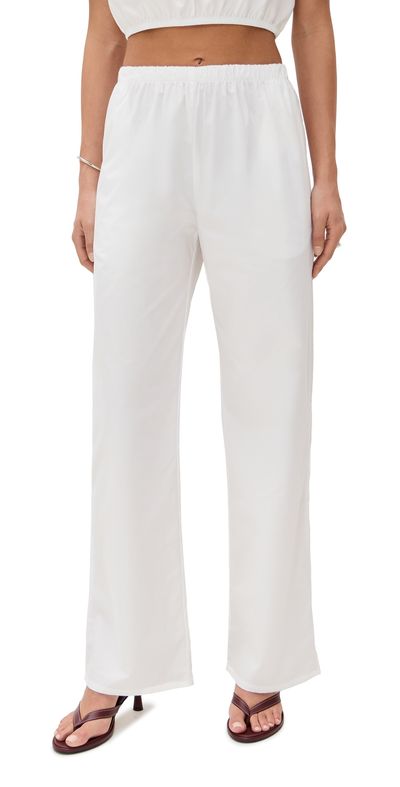 LE BOP LE BOP Camille Pull On Pants White