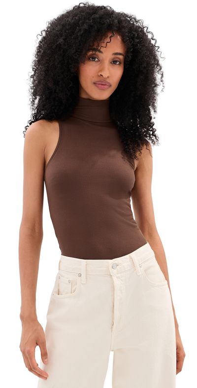 LE BOP LE BOP Carolyn Thong Bodysuit Chocolate
