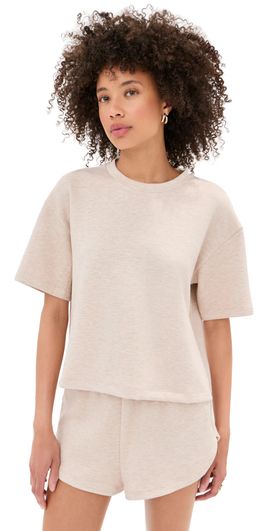 LE BOP LE BOP Cece Tee Heathered Oat