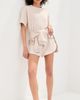 LE BOP LE BOP Cece Tee Heathered Oat - 5