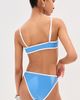 LE BOP LE BOP Colorblock Bikini Top Marina/White - 3