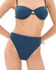 LE BOP LE BOP Elise High Waisted Bikini Bottoms Dark Denim - 1