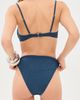 LE BOP LE BOP Elise High Waisted Bikini Bottoms Dark Denim - 3