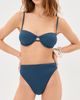 LE BOP LE BOP Elise High Waisted Bikini Bottoms Dark Denim - 4