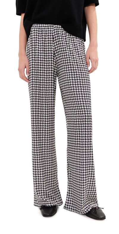 LE BOP LE BOP Ellie Pants Black/ White Houndstooth