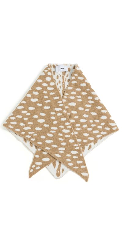 LE BOP LE BOP Fawn Triangle Scarf Camel Fawn One