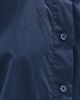 LE BOP LE BOP Felicity Boxy Cropped Poplin Button Down Shirt Navy - 6