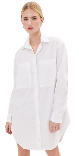 LE BOP LE BOP Francesca Shirt Dress White