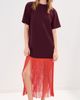 LE BOP LE BOP Fringe Nico Dress Elderberry/Red - 3