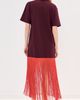LE BOP LE BOP Fringe Nico Dress Elderberry/Red - 4