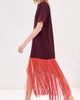 LE BOP LE BOP Fringe Nico Dress Elderberry/Red - 5