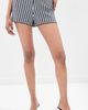 LE BOP LE BOP Gingham Knit Shorts Midnight/White - 2