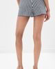 LE BOP LE BOP Gingham Knit Shorts Midnight/White - 3