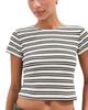 LE BOP LE BOP Hadley Baby Tee Black/White Stripe - 1