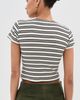 LE BOP LE BOP Hadley Baby Tee Black/White Stripe - 3