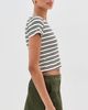 LE BOP LE BOP Hadley Baby Tee Black/White Stripe - 4