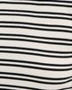 LE BOP LE BOP Hadley Baby Tee Black/White Stripe - 6