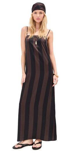 LE BOP LE BOP Hailey Dress Chocolate/Black Stripe
