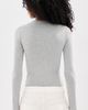 LE BOP LE BOP Hannah Thong Bodysuit Heather Grey - 3