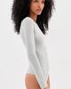 LE BOP LE BOP Hannah Thong Bodysuit Heather Grey - 4