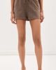 LE BOP LE BOP Hayley Shorts Chocolate/Heather Grey - 2