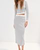 LE BOP LE BOP Izzy Cardigan Heather Grey/White - 5