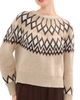 LE BOP LE BOP Joelle Sweater Oatmeal Fair Isle - 1