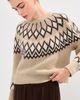 LE BOP LE BOP Joelle Sweater Oatmeal Fair Isle - 2