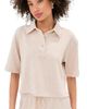 LE BOP LE BOP Josephine Polo Top Heathered Oat - 1