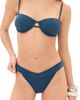 LE BOP LE BOP Keara Low V Rise Bikini Bottoms Dark Denim - 1