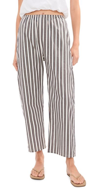 LE BOP LE BOP Kelsey Pants White/Grey Stripe