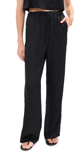LE BOP LE BOP Lauren Satin Pants Black