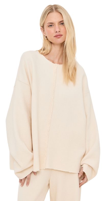 LE BOP LE BOP LE BOP x Mally K. Goldman Colony Pullover Natural