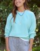 LE BOP LE BOP LE BOP x Mally K. Goldman Kenter Crew Neck Sweatshirt Blue - 6