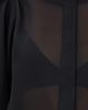 LE BOP LE BOP Liza Puff Sleeve in Organza Black - 6