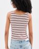 LE BOP LE BOP Louise Stripe Tank Burgundy/Ivory - 3