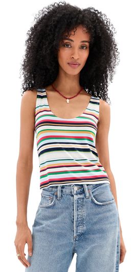 LE BOP LE BOP Louise Stripe Tank Multi Stripe