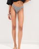 LE BOP LE BOP Low V Rise Bikini Bottoms Gingham (Black/White) - 2