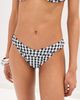LE BOP LE BOP Low V Rise Bikini Bottoms Gingham (Black/White) - 6