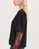 LE BOP LE BOP Lucy Double Lace Tee Black/Brown - 5