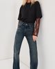 LE BOP LE BOP Lucy Double Lace Tee Black/Brown - 6