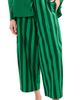 LE BOP LE BOP Marcella Barrel Pants Green/Dark Green Stripe - 1