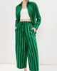LE BOP LE BOP Marcella Barrel Pants Green/Dark Green Stripe - 2