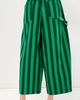 LE BOP LE BOP Marcella Barrel Pants Green/Dark Green Stripe - 4
