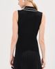 LE BOP LE BOP Maren Ribbed Dress Black/White - 3