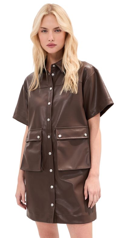 LE BOP LE BOP Mariette Utility Dress Coffee