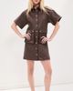 LE BOP LE BOP Mariette Utility Dress Coffee - 5