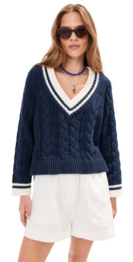 LE BOP LE BOP Marley V Neck Sweater Midnight Multi