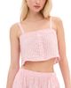 LE BOP LE BOP Martha Eyelet Top Pink - 1