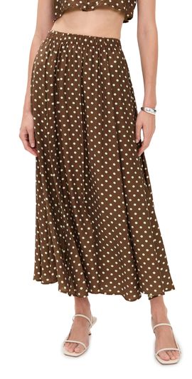 LE BOP LE BOP Martha Skirt Chocolate Dot